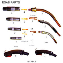 Acessórios de solda (Peças de reposição Esab)